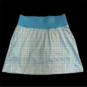 💙 Puma Blue Plaid Athletic Skort – Women’s Size Small